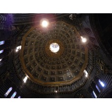 Siena Cathedral ceiling, solar disc, sun symbol
